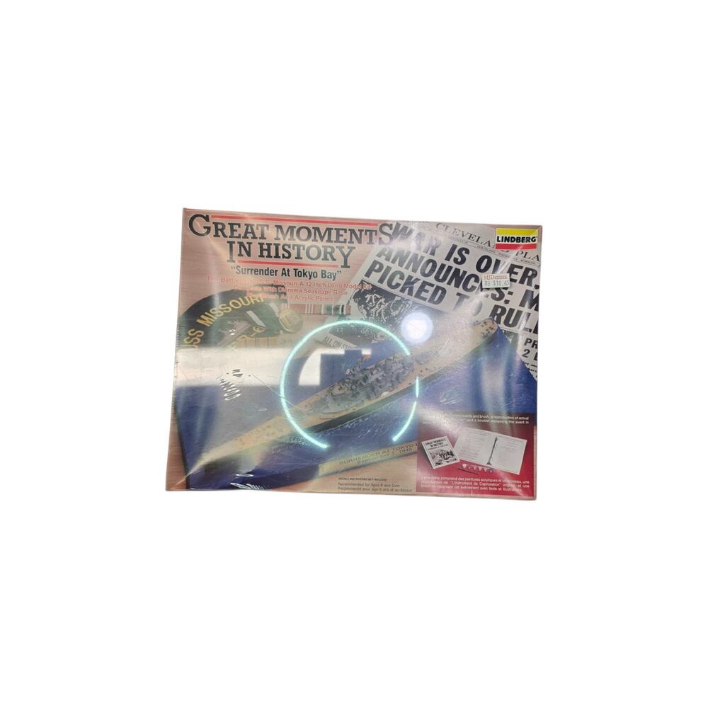 Great Moments in History Surrender at Tokyo Bay model kit - 1993 FACTORY SEALED